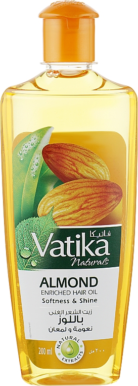 Масло для волосся з мигдалем - Dabur Vatika Almond Hair Oil — фото N1