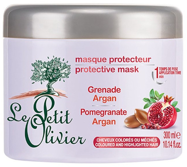 Защитная маска для окрашенных волос - Le Petit Olivier Hair Care Range Pomegranate Argan — фото N1