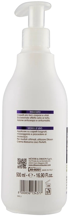 Шампунь для гладкости волос - Dikson Lisci Perfetti Shampoo — фото N2