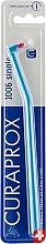 Парфумерія, косметика Монопучкова зубна щітка "Single CS 1006", блакитна з рожевим - Curaprox