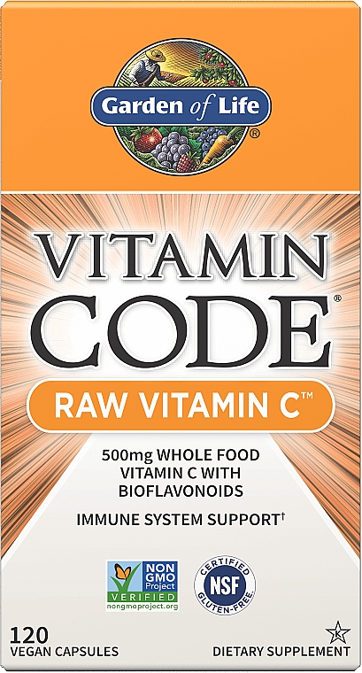 Харчова добавка - Garden of Life Vitamin Code Raw Vitamin C — фото N1