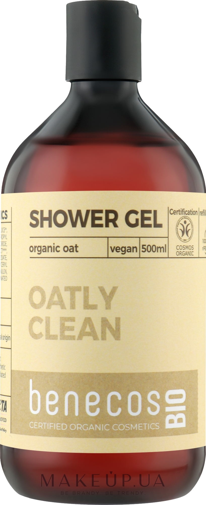 Гель для душу - Benecos Shower Gel Organic Oats — фото 500ml