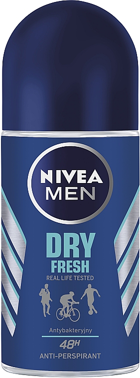 Дезодорант кульковий антиперспірант  - NIVEA MEN Dry Fresh Men Deodorant — фото N1
