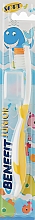 Парфумерія, косметика Дитяча зубна щітка, жовта - Mil Mil Benefit Junior Soft