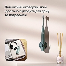 Електрична зубна щітка Oclean Air 2T Green, футляр, настінне кріплення - Oclean Air 2T Electric Toothbrush Green — фото N6