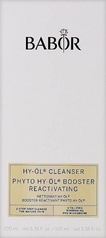 Набір - Babor Cleansing HY-ÖL & Phyto HY-ÖL Booster Reactivating Set (oil/200ml + cleanser/100ml) — фото N1