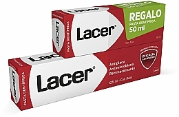 Духи, Парфюмерия, косметика Набор - Lacer Toothpaste Complete Action (toothpaste/125ml + toothpaste/50ml)