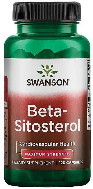 Дієтична добавка "Бета-ситостерол. Максимальна сила" - Swanson Beta-Sitosterol Maximum Strength 80 mg — фото N1