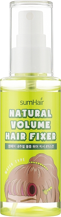 Спрей для фіксації волосся - Sumhair Natural Volume Hair Fixer #Green Grape — фото N1