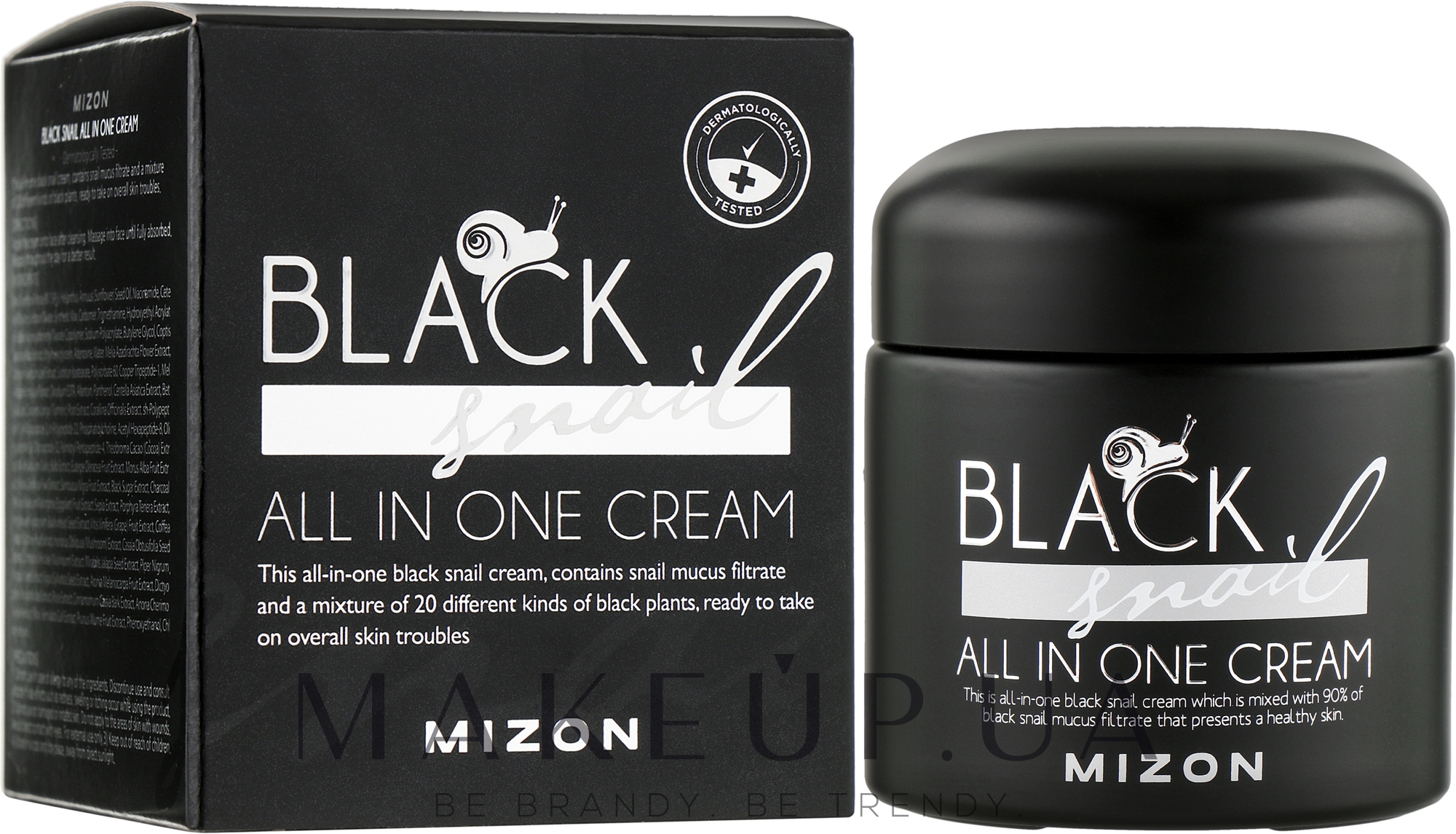Крем с черной улиткой - Mizon Black Snail All In One Cream  — фото 75ml