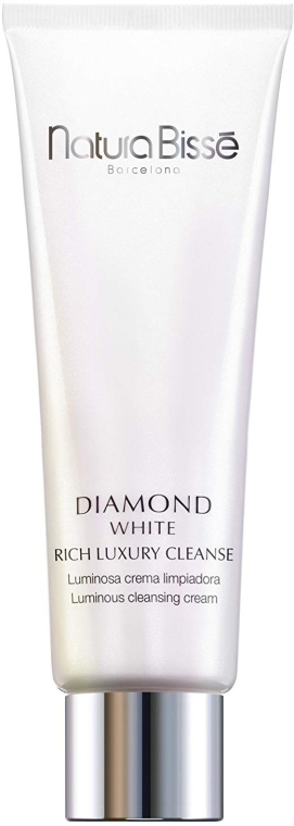 Очищающий крем для роскошного блеска - Natura Bisse Diamond White Expertise Rich Luxury Cleanser — фото N1