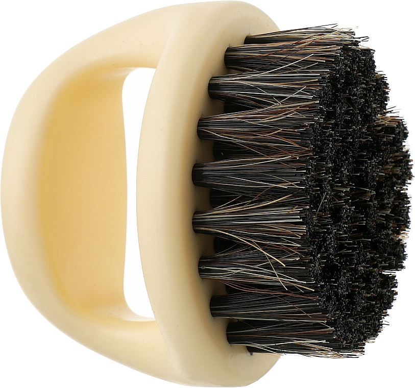 Щетка парикмахерская, для сметания волос, светло-желтая - SPL — фото N1