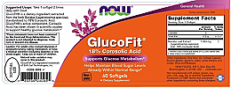 Капсули - Now Foods GlucoFit — фото N2
