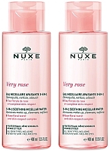 Набор - Nuxe Very Rose (micellar water/2х400ml) — фото N2