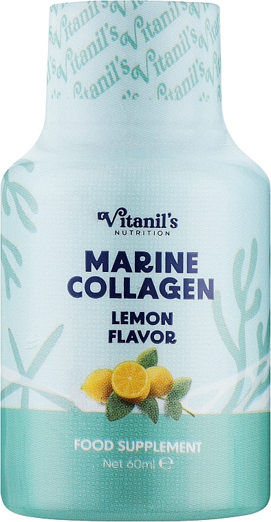 Питний "Морський колаген" зі смаком лимона - Vitanil's — фото N2