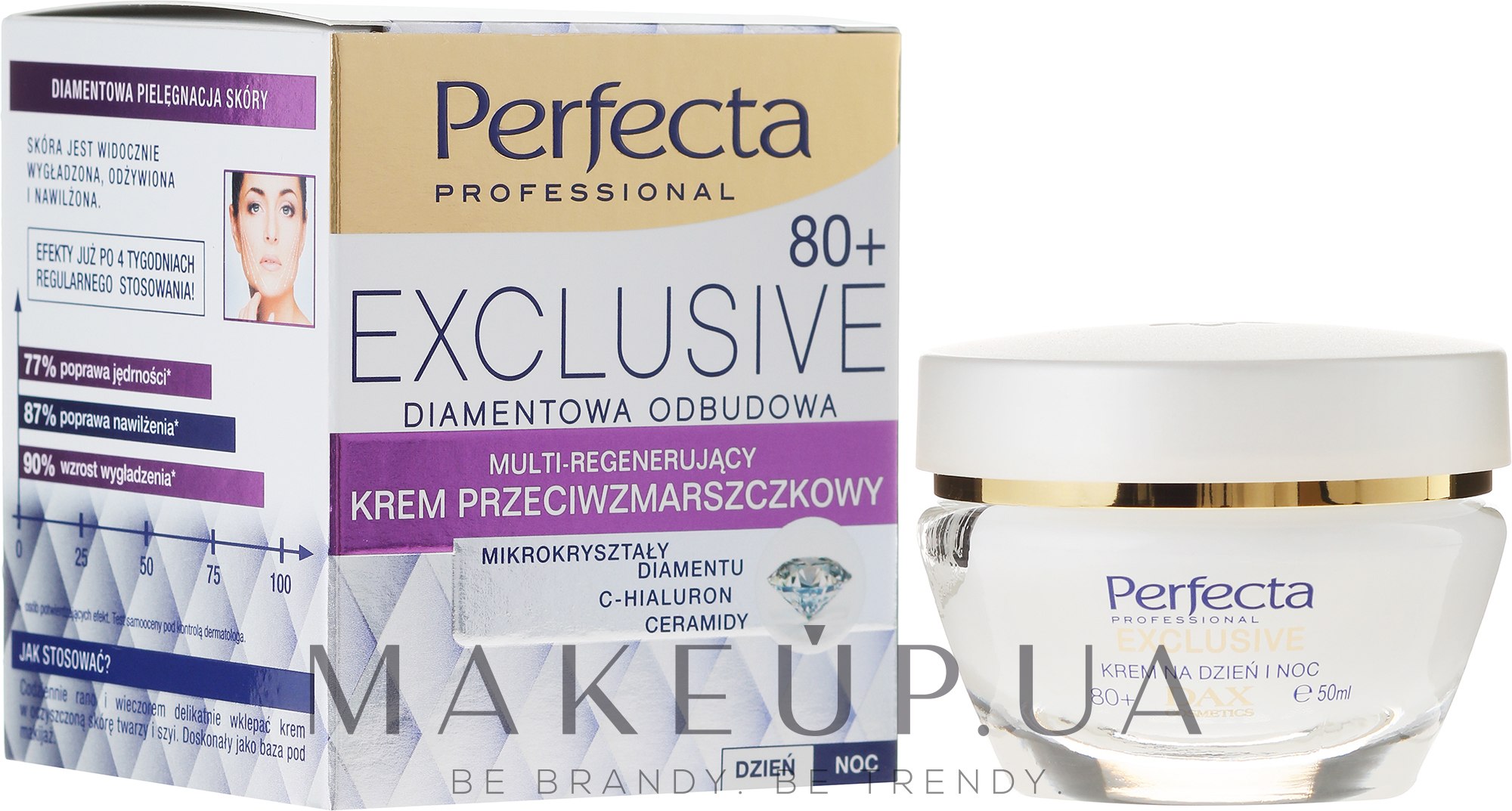 Регенеруючий крем проти зморшок - Perfecta Exclusive Face Cream 80+ — фото 50ml