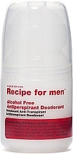 Духи, Парфюмерия, косметика Дезодорант-антиперспирант роликовый - Recipe for Men Alcohol Antiperspirant Deodorant