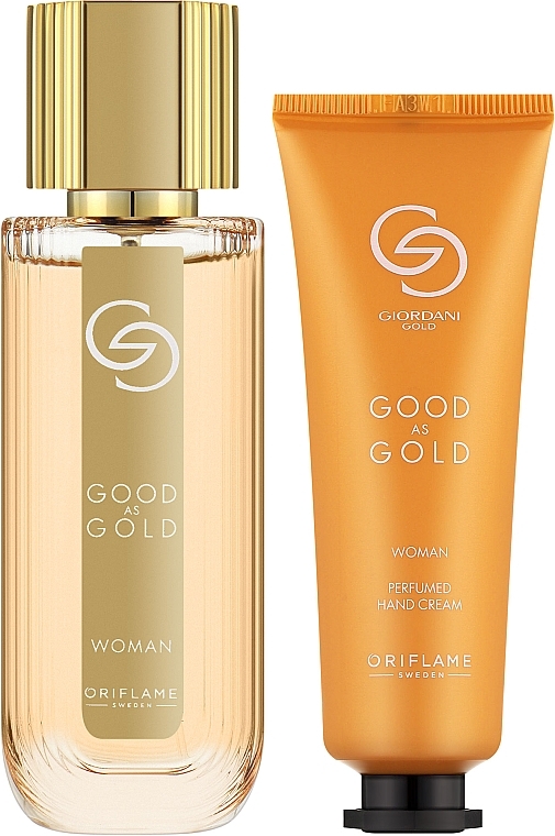 Oriflame Giordani Good As Gold - Набор (edp/50ml + h/cr/50ml) — фото N2