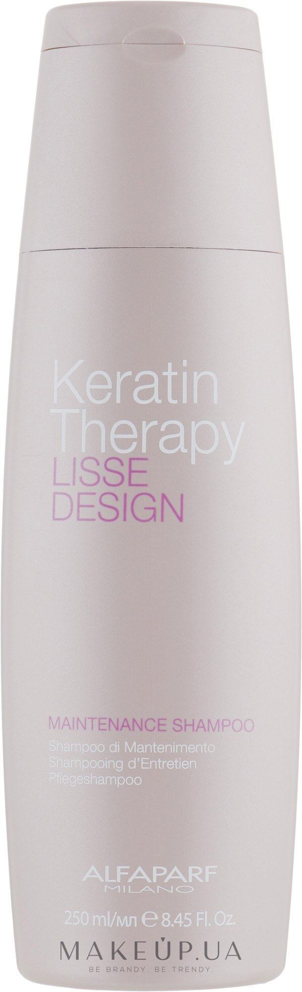 Кератиновый шампунь - Alfaparf Lisse Design Keratin Therapy Maintenance Shampoo — фото 250ml