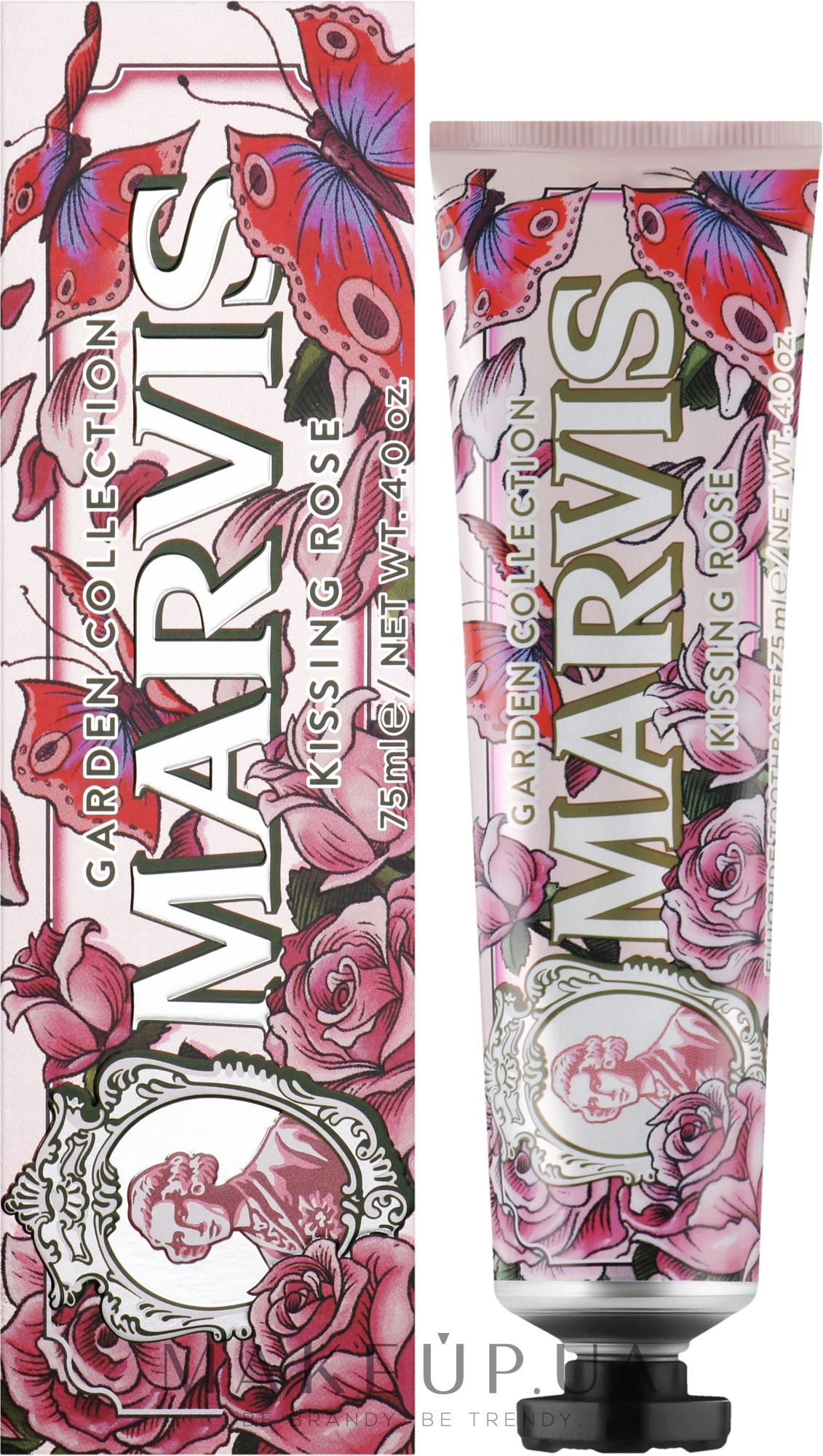 Зубная паста "Поцелуй розы" - Marvis Garden Collection Kissing Rose — фото 75ml