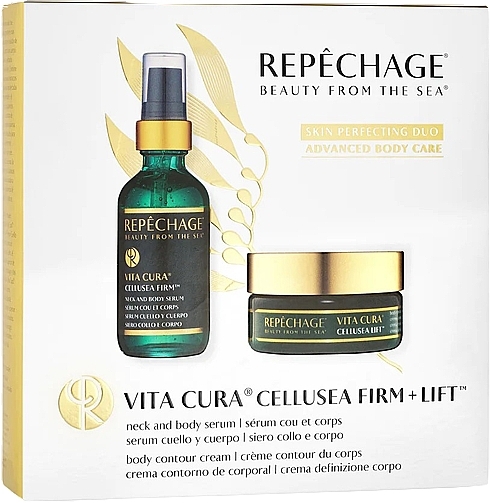 Набір - Repechage Vita Cura CelluSea Firm + Lift (body/serum/60ml + body/cr/50ml) — фото N1