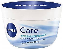 Парфумерія, косметика Крем для обличчя та тіла - NIVEA Care Intensive Nourishment Face & Body Creme