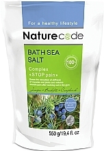 Духи, Парфюмерия, косметика Морская соль для ванн - Nature Code Stop Pain