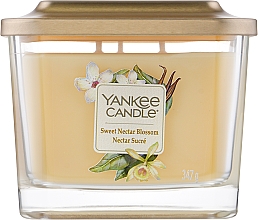 Ароматическая свеча на подставке - Yankee Candle Elevation Sweet Nectar Blossom — фото N1