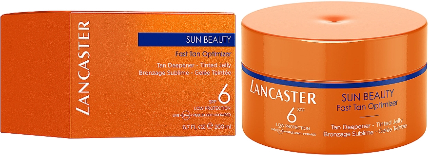 Гель для тіла для посилення засмаги - Lancaster Sun Beauty Tan Deepener SPF6 — фото N2