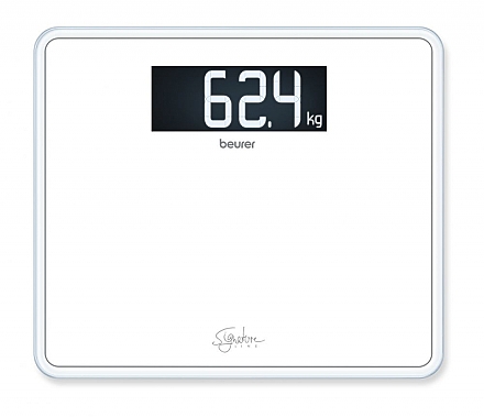 Скляні ваги, білі - Beurer GS 410 Signature Line — фото N2