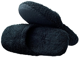 Мужские тапочки, черные - Hydrea London Elegance Men's Cotton Slippers — фото N1