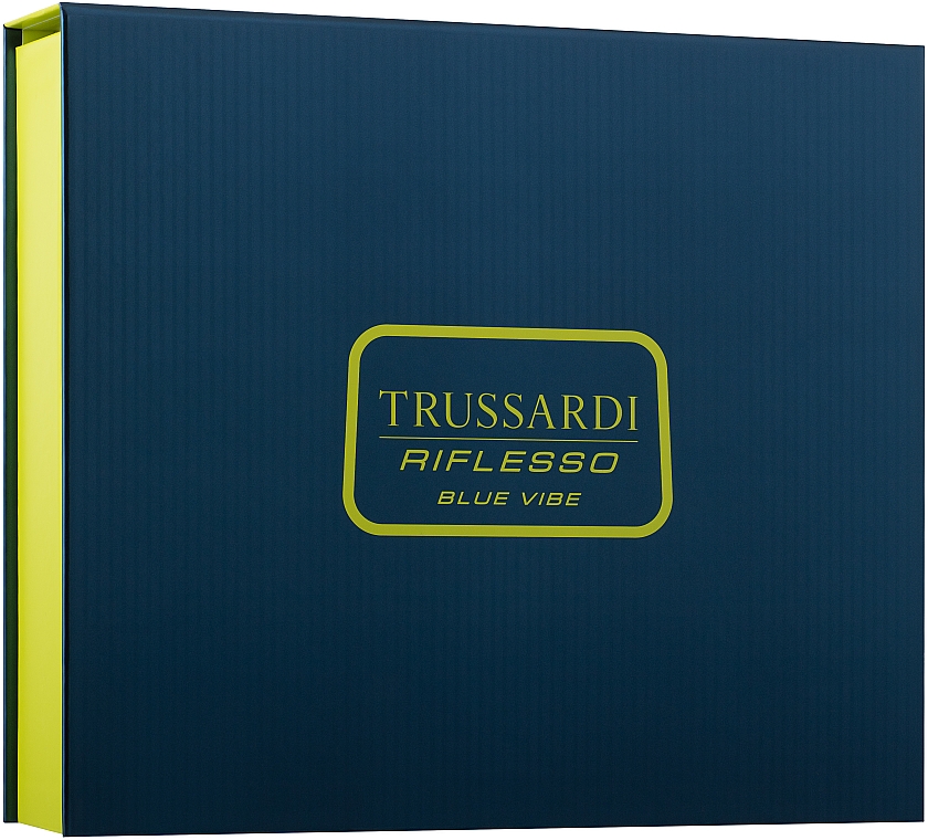 Trussardi Riflesso Blue Vibe - Набор (edt/50ml + sh/gel/100ml) — фото N1