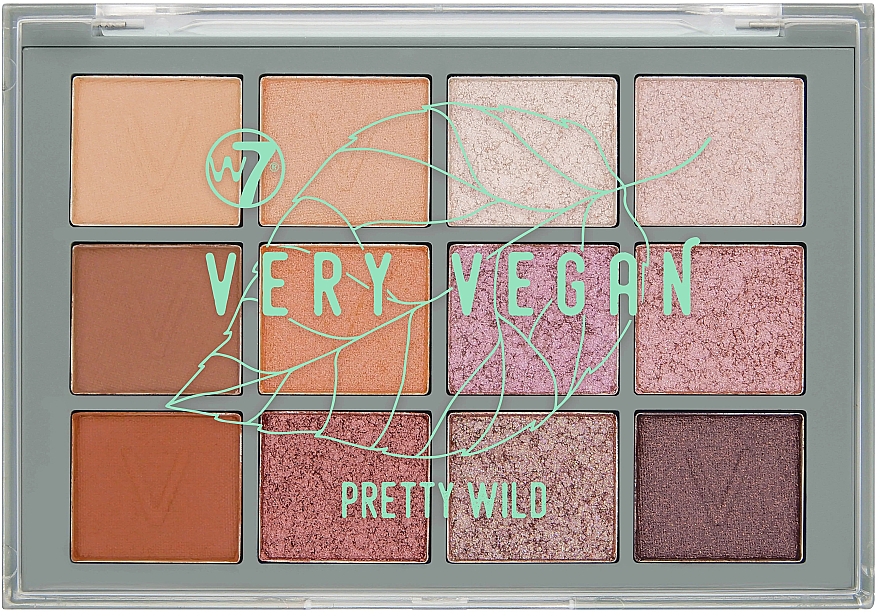 Палетка теней - W7 Very Vegan Eyeshadow Palette — фото N1