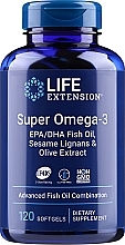 Пищевая добавка "Омега-3" - Life Extension Super Omega-3 — фото N1