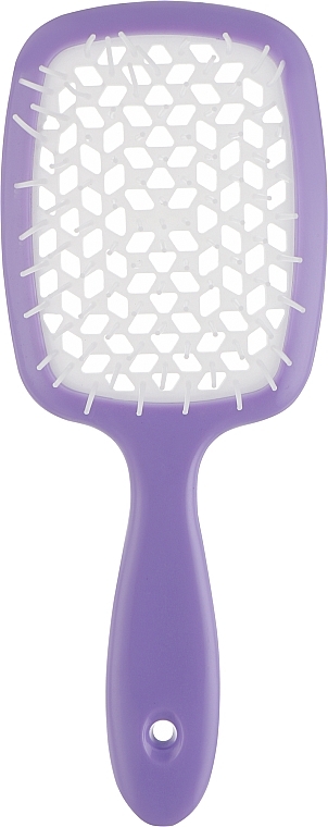 Щетка для волос продувная, С0320, фиолетовая с белым - Rapira — фото N1