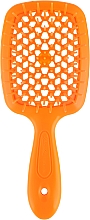Расческа для волос, оранжевая - Janeke Superbrush Small — фото N2