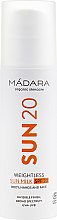 Ультралегке сонцезахисне молочко - Madara Cosmetics Sun20 Weightless Sun Milk SPF20 — фото N2
