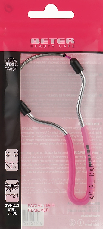 Механический эпилятор для лица, розовый - Beter Beauty Care