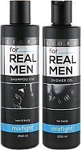 Набор - Velta Cosmetic For Real Men Mixfight (sh/250 ml + gel/250 ml) — фото N2