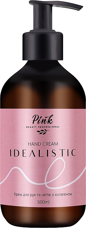 Крем для рук та нігтів з колагеном "Idealistic" - Pink Hand Cream — фото N3