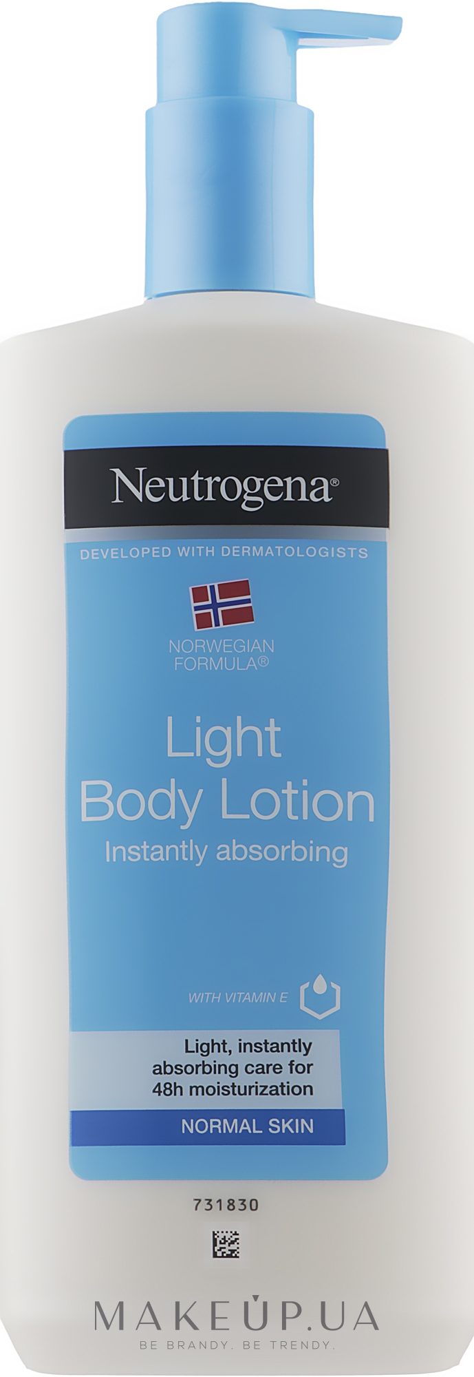 Лосьон для тела "Глубокое увлажнение" для нормальной кожи - Neutrogena Norwegian Formula Light Body Lotion  — фото 400ml