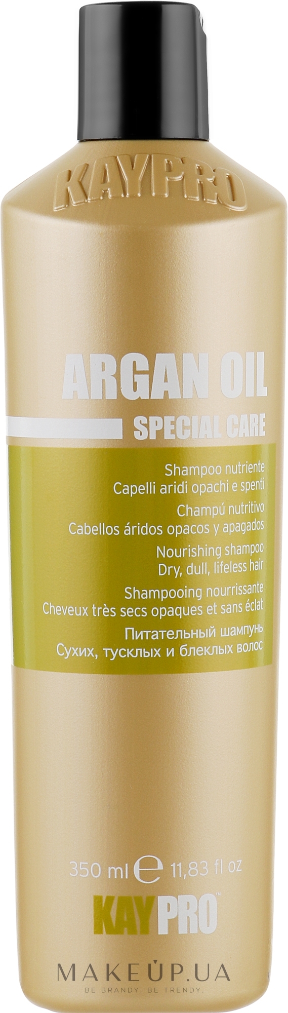 Поживний шампунь з аргановою олією - KayPro Special Care Nourishing Shampoo — фото 350ml