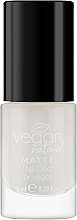 Духи, Парфюмерия, косметика Матовый топ - Vegan Natural Matte Top Coat