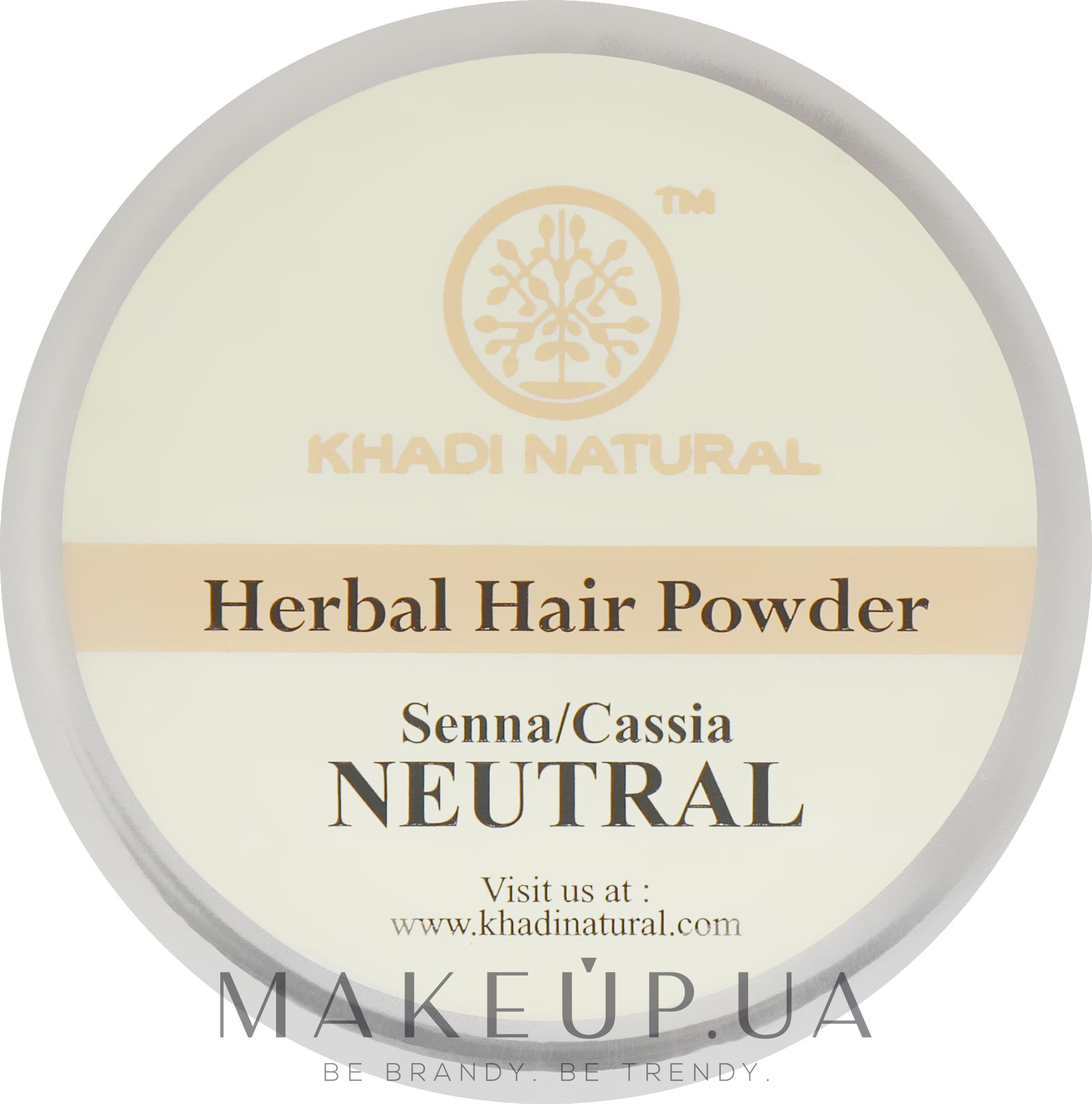 Натуральная индийская хна - Khadi Natural Herbal Hair Powder Senna/Cassia — фото 150g