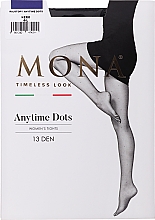 Колготки для женщин "Anytime Dots" 13 Den, nero - MONA — фото N1