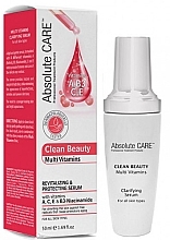 Сироватка для обличчя - Absolute Care Clean Beauty Multi Vitamins Revitalizing Protective Serum — фото N1