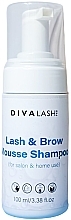 Парфумерія, косметика Пінка для очищення вій і брів  - Divalashpro Lash & Brow Mousse Shampoo