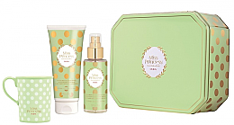 Духи, Парфюмерия, косметика Pupa Miss Princess Kit Large Green Tea - Набор(sh/milk/200ml + scented/water/150ml + cup)