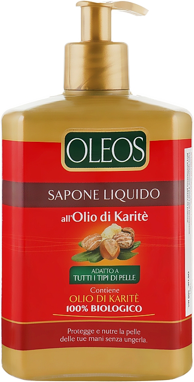 Рідке мило з маслом карите - Oleos Sapone Liquido Karite — фото N1