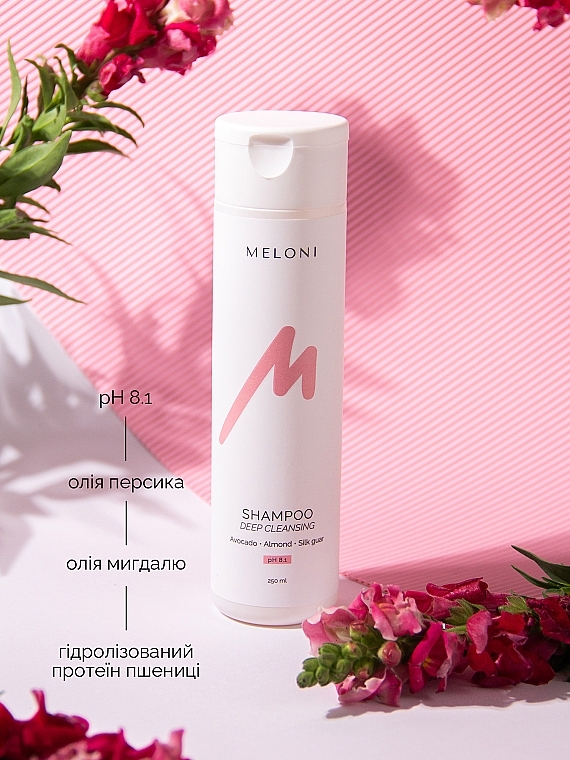 Шампунь для глубокого очищения - Meloni Deep Cleansing Shampoo pH8.1 — фото N3